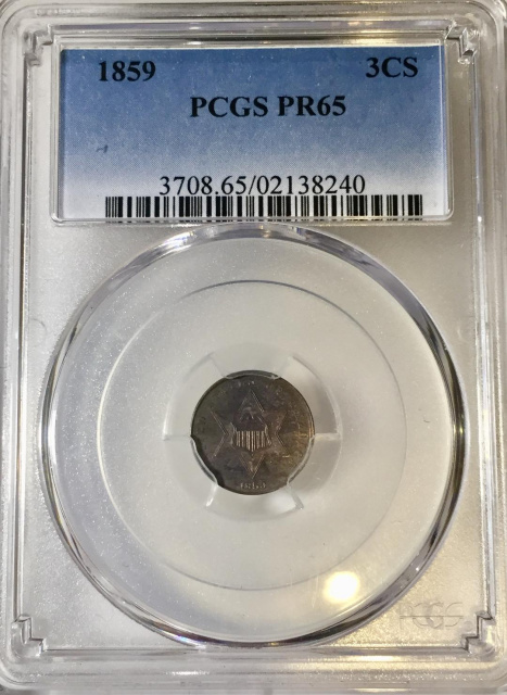 1859 PCGS PR65 